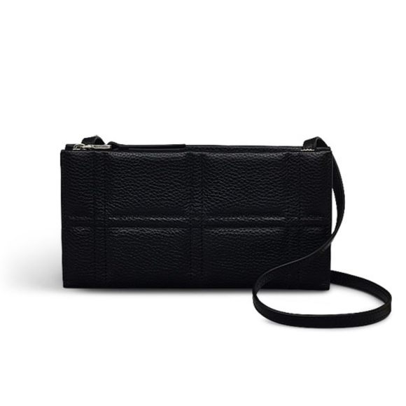 London Sunny Dene Quilt Protect Leather Rfid Phone Crossbody Bag, :^) - Picture 1 of 4
